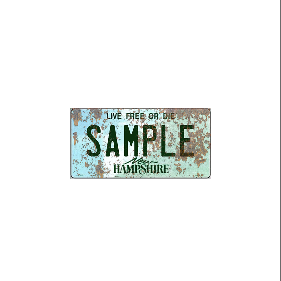 New Hampshire Scale License Plate