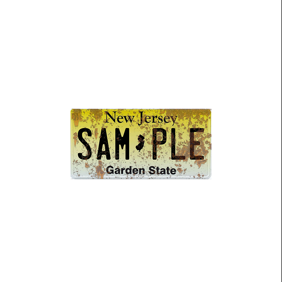 New Jersey Scale License Plate