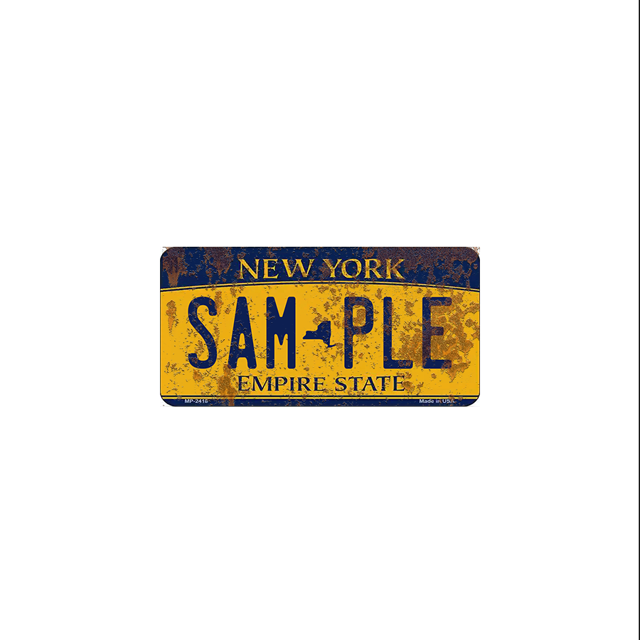 New York Scale License Plate