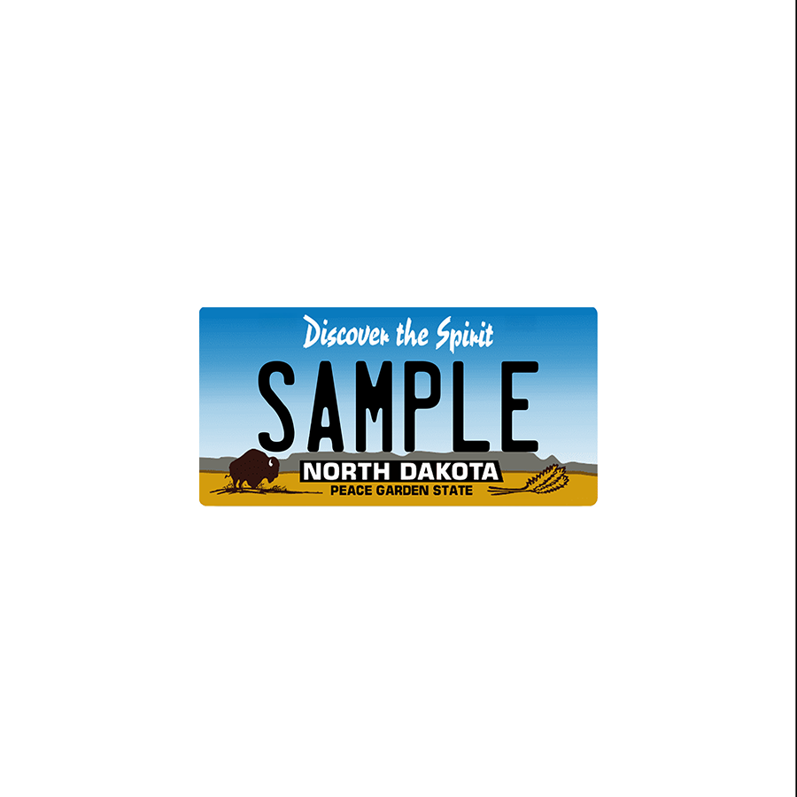 North Dakota Scale License Plate