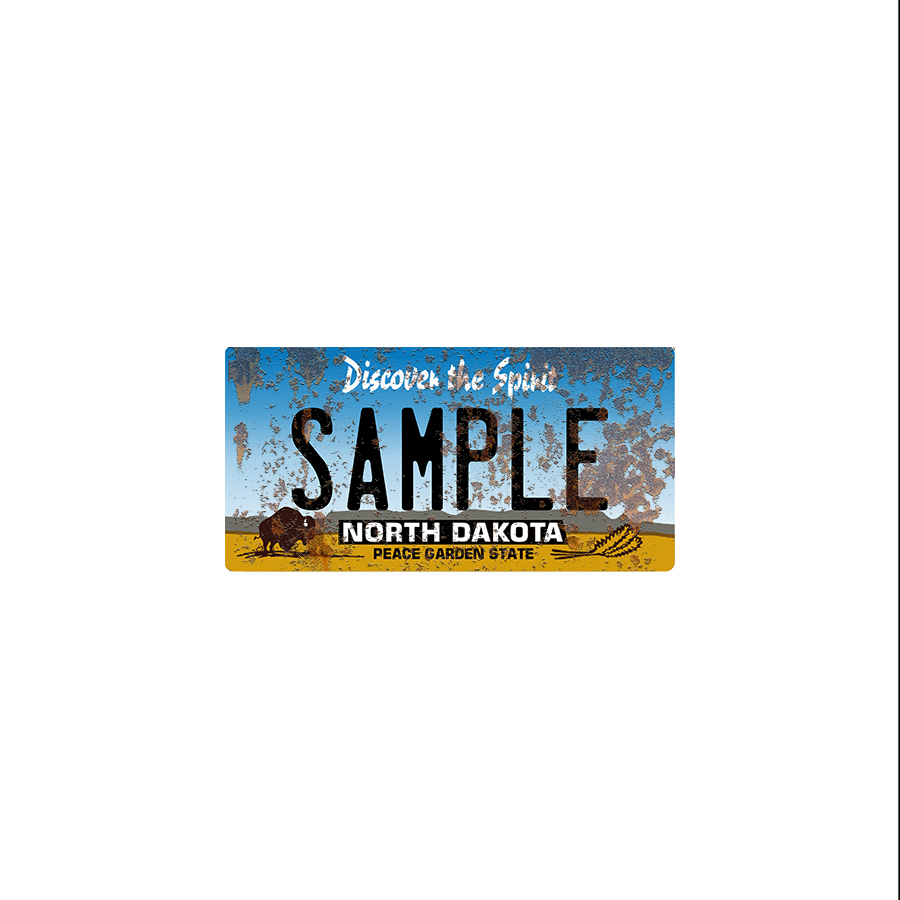 North Dakota Scale License Plate