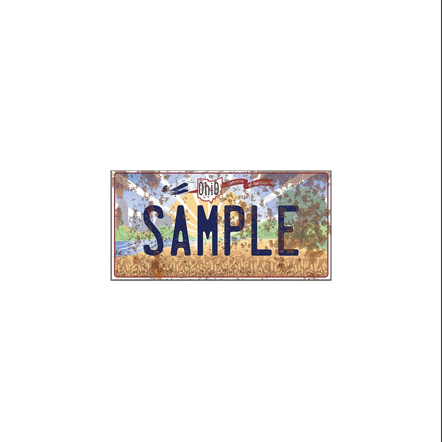 Ohio Scale License Plate