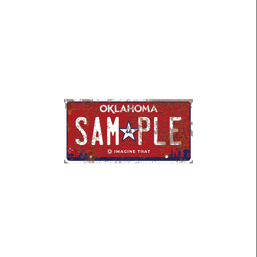Oklahoma Scale License Plate