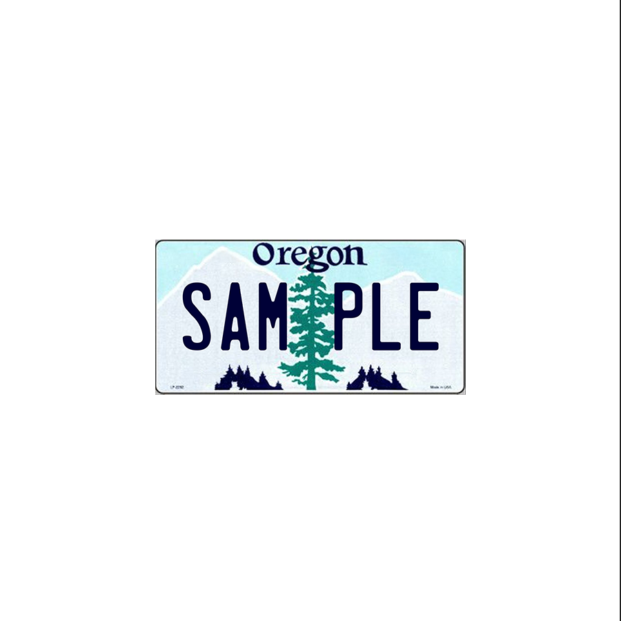 Oregon Scale License Plate