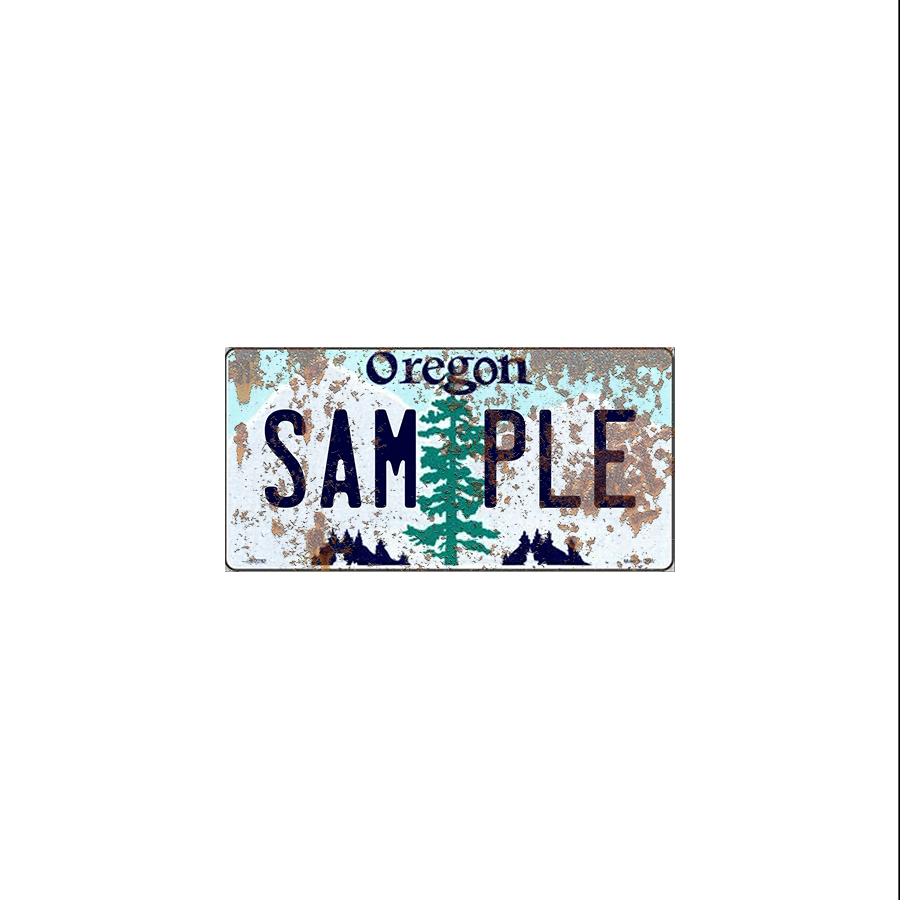 Oregon Scale License Plate