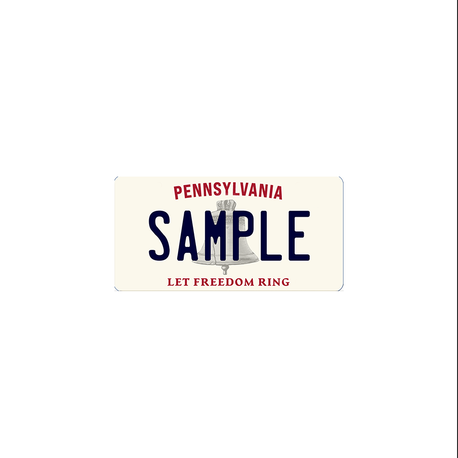 Pennsylvania Scale License Plate