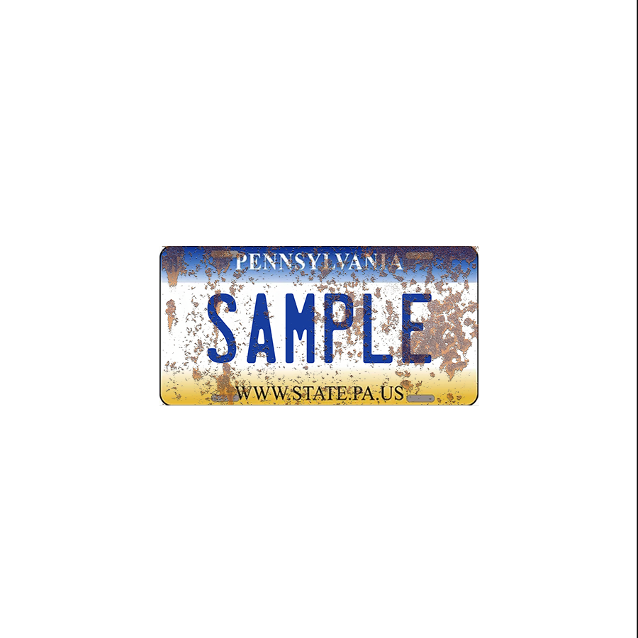 Pennsylvania (Older) Scale License Plate