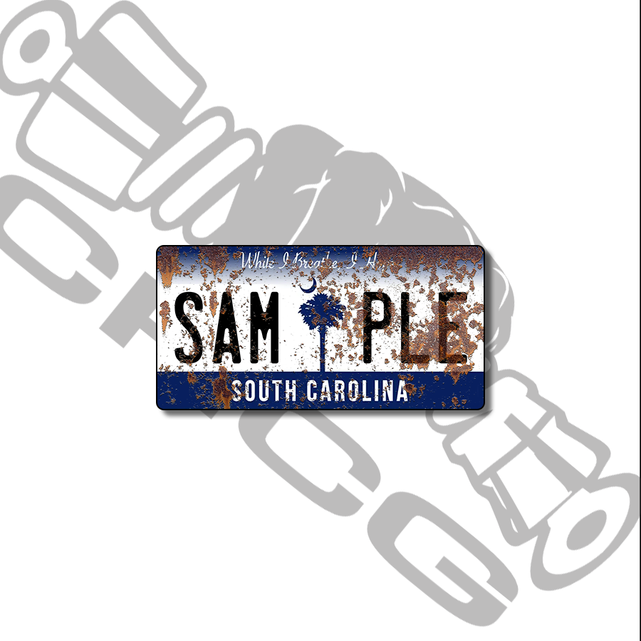 South Carolina Scale License Plate