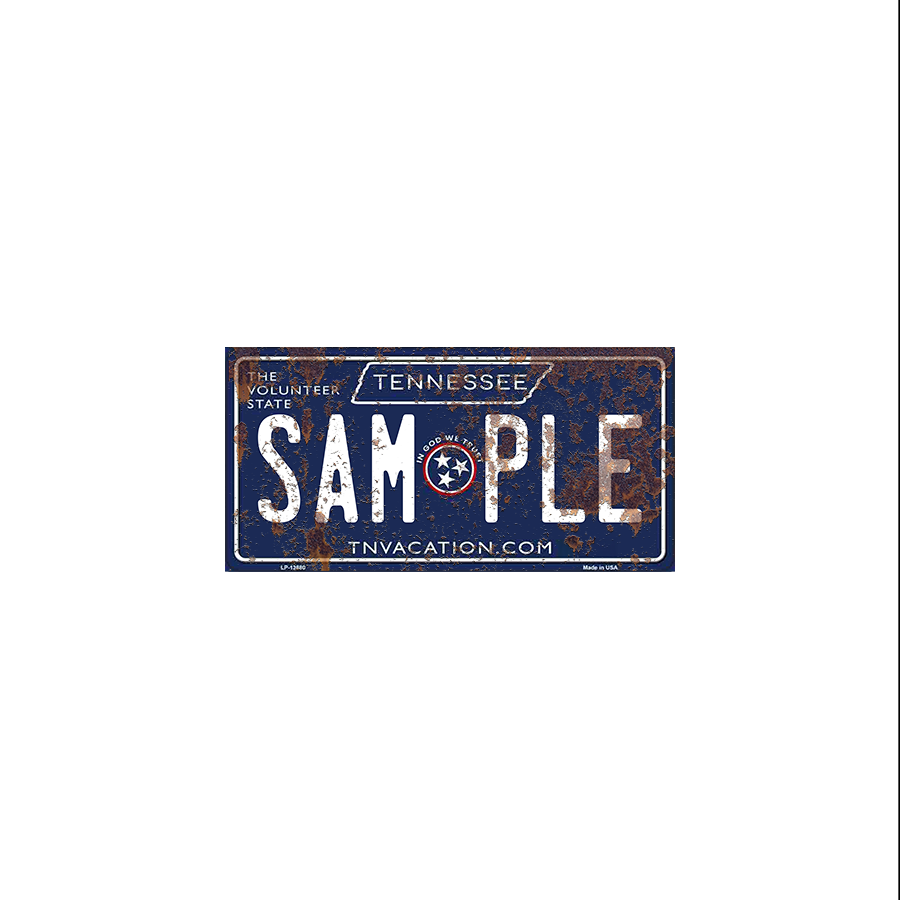 Tennessee Scale License Plate