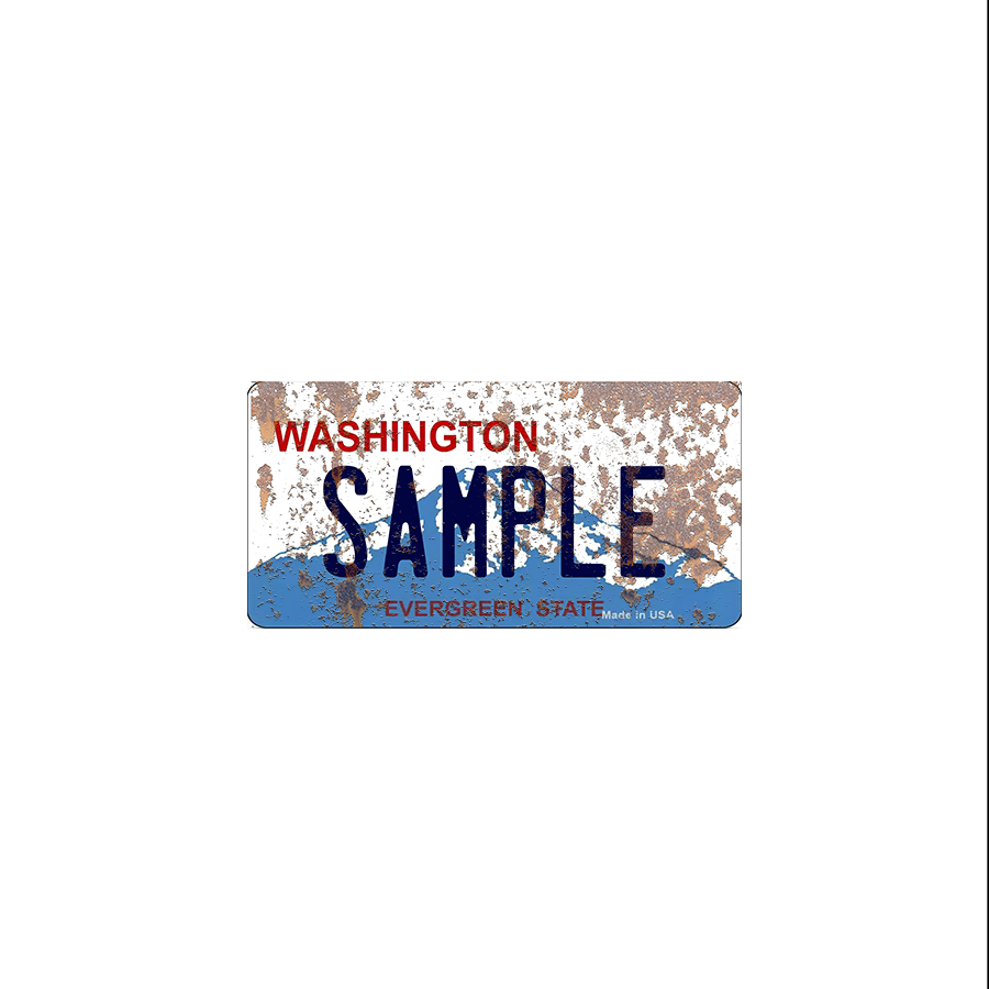 Washington Scale License Plate