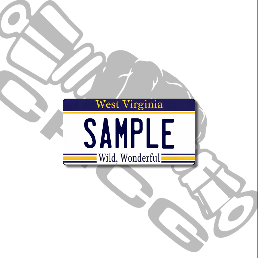 West Virginia Scale License Plate