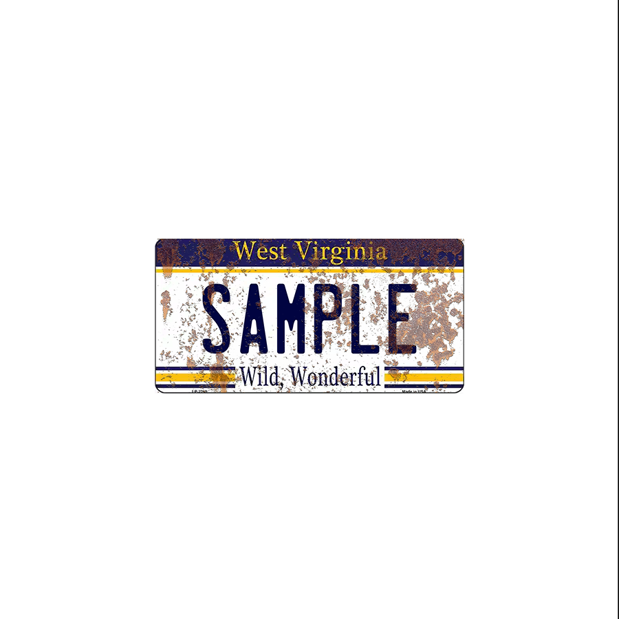 West Virginia Scale License Plate