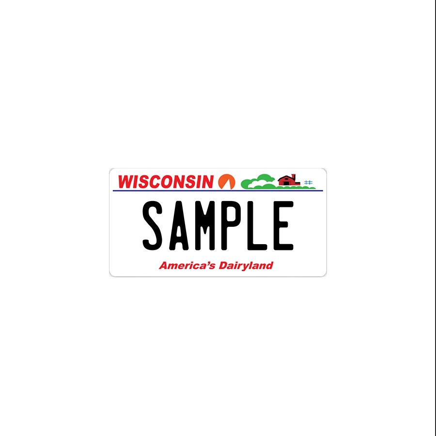 Wisconsin Scale License Plate