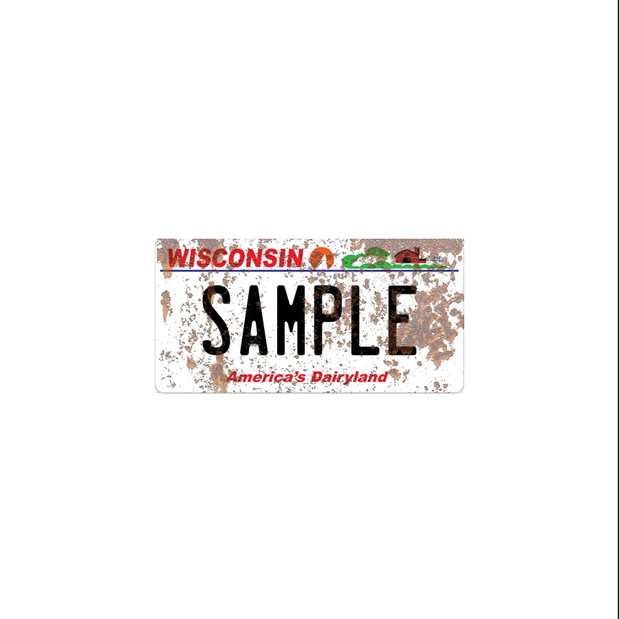 Wisconsin Scale License Plate